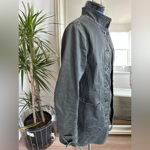 Vintage Free People Field Coat Double Button Military Style Size M - Picture 5 of 12